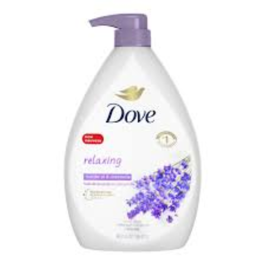 DOVE BODY WASH LAVENDER N CHAMOMILE 1L